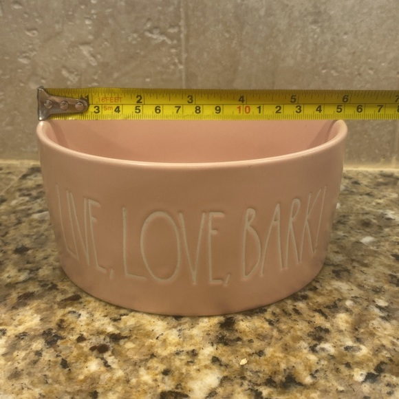 Rae Dunn Live Love Bark Dog Bowl 6in - Picture 5 of 6